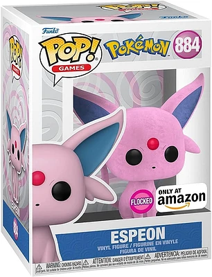 Funko Pop! Games: Pokemon - Espeon (Flocked) #884 [Amazon Exclusive]