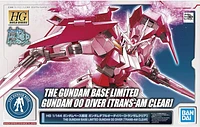 Gunpla - The Gundam Base Limited Gundam 00 (Trans-Am Clear) High Grade [HG] Model Kit *PREORDER*