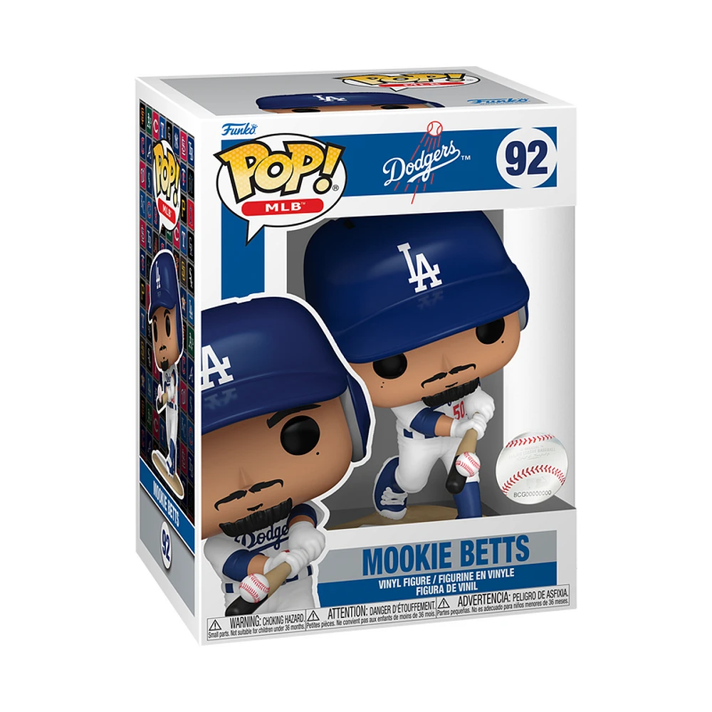 Funko Pop! Sports: MLB - Mookie Betts (LA Dodgers - Hitting Pose) #92