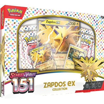 Pokemon TCG: Scarlet & Violet - Pokemon 151 Zapdos ex Collection Box Set