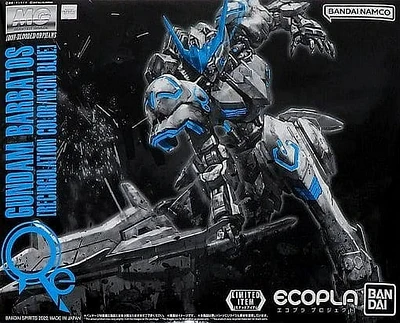 Gunpla: Ecopla - Gundam Barbatos [Recirculation Color / Neon Blue] Master Grade (MG) Gunpla Model Kit