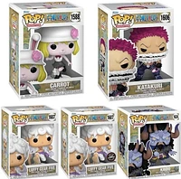 Funko Pop! Anime: One Piece - Carrot #1588 / Karakuri #1606 Luffy Gear 5 #1607 Kaido Super #1624