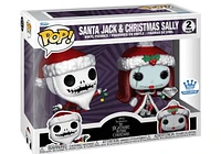 Funko Pop! Disney: Nightmare Before Christmas - Santa Jack & Christmas Sally 2pk [Funko Shop Exclusive]