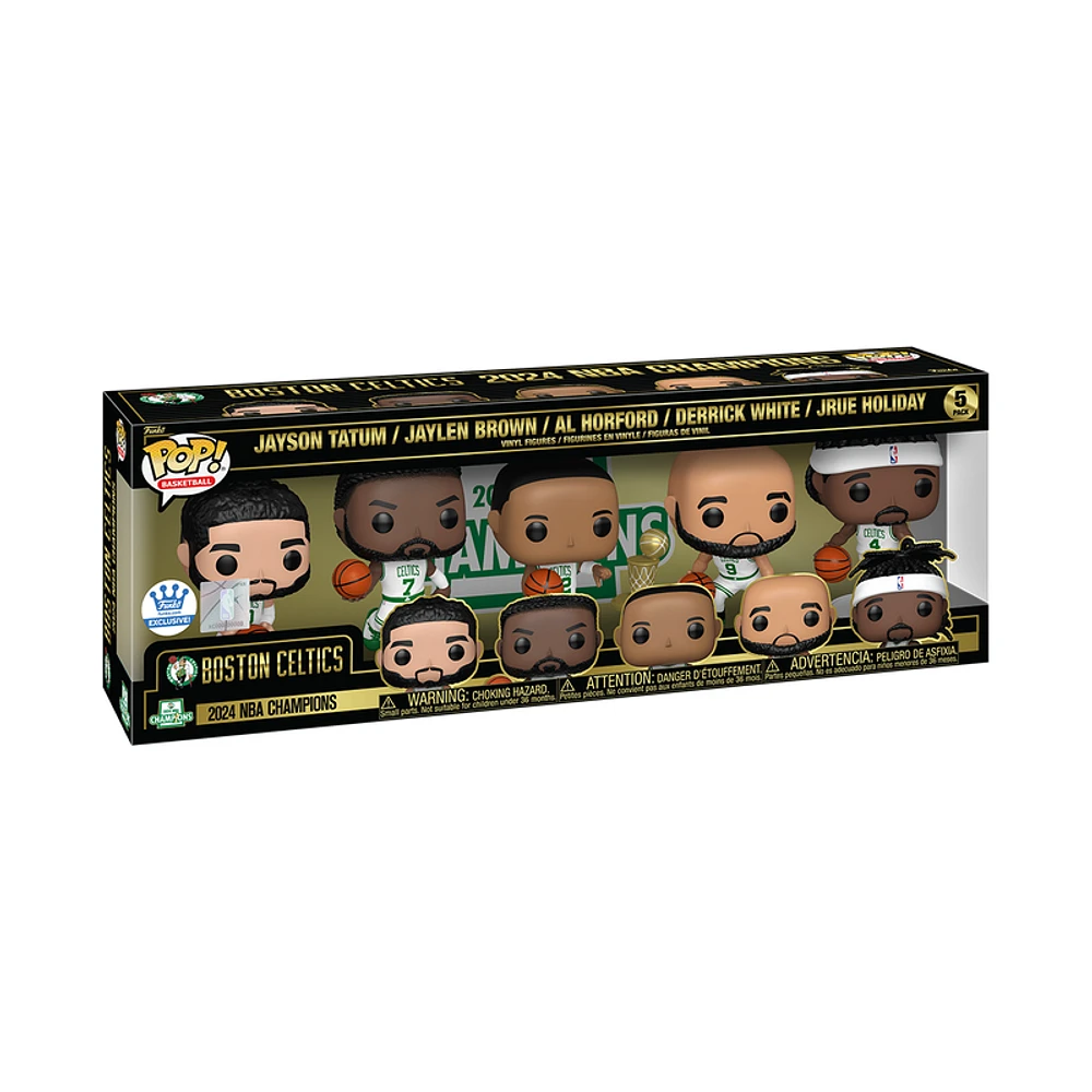 FUNKO POP! BOSTON CELTICS 2024 NBA CHAMPIONS 5-PACK