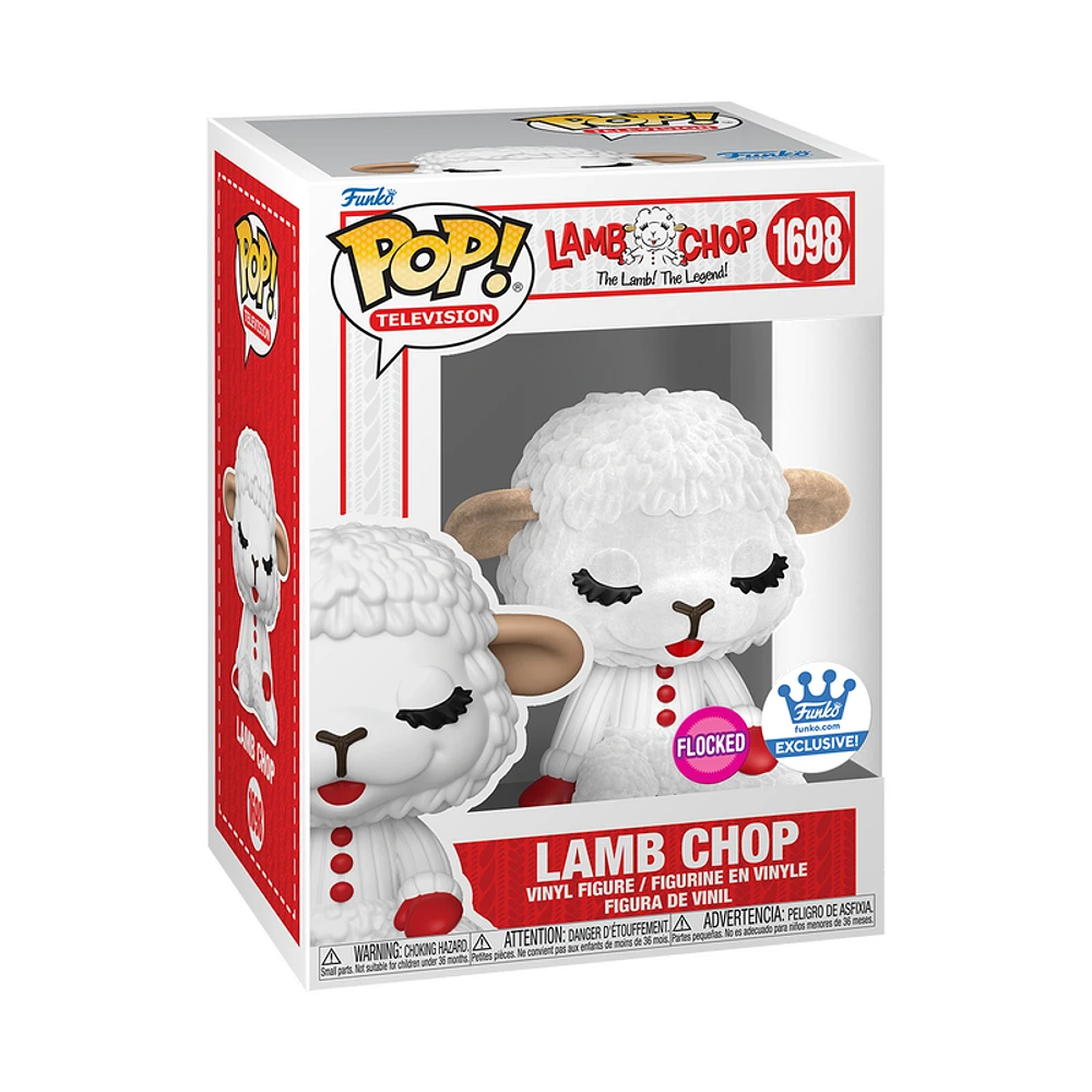 Funko Pop! Television: Lamb Chop - Lamb Chop (Flocked) #1698 [Funko Shop Exclusive]