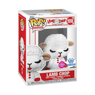 Funko Pop! Television: Lamb Chop - Lamb Chop (Flocked) #1698 [Funko Shop Exclusive]