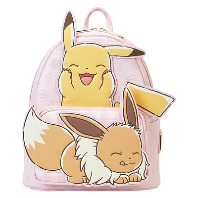 Loungefly - Pokemon Cafe Pikachu & Eevee Mini Backpack