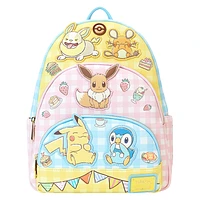 Loungefly - Pokemon Cafe Triple Pocket Mini Backpack