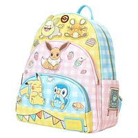 Loungefly - Pokemon Cafe Triple Pocket Mini Backpack
