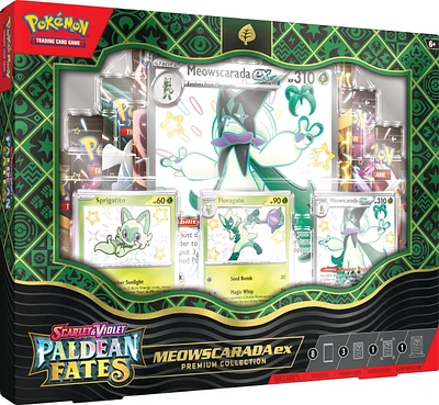 Pokemon TCG: Scarlet & Violet - Paldean Fates Meowscarada ex Premium Collection Box Set