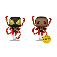 Funko Pop! Marvel: Spider-Man - Symbiote / Fear Itself Miles Morales Iron Spider Scarlet Kaine Chasm