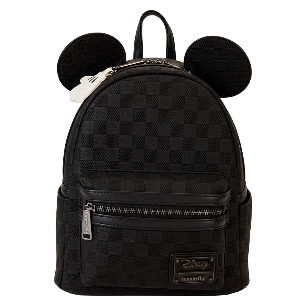 Loungefly - Disney Mickey Mouse Checkered Texture Mini Backpack