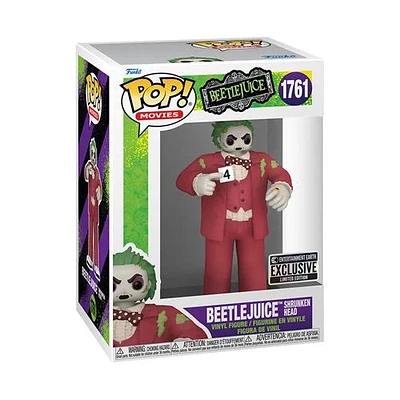 Funko Pop! Movies: Beetlejuice - Beetlejuice (Shrunken Head) #1761 [Entertainment Earth Exclusive]