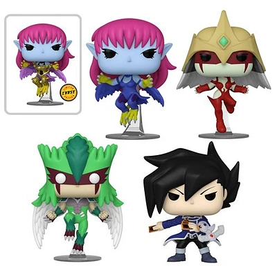 Funko Pop! Anime: Yu-Gi-Oh! - Harpie Lady #1599 / Harpie's Pet Dragon #1415 Elemental Hero Burstinatrix #1598 Avian #1597 Jaden Yuki #1603 Winged Kuriboh #1601 Chazz Princeton #1602 Ojama Yellow #1600
