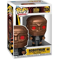 Funko Pop! DC: Doom Patrol - Robotman / Negative Man Mr. Nobody [GITD]