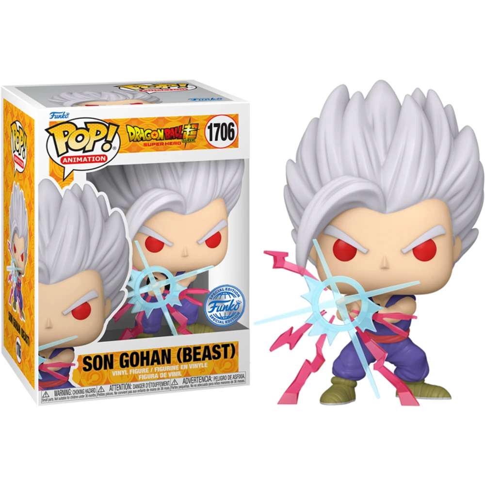 Funko Pop! Dragonball Z - Son Gohan (Beast) #1706 [SPECIAL EDITION Exclusive]