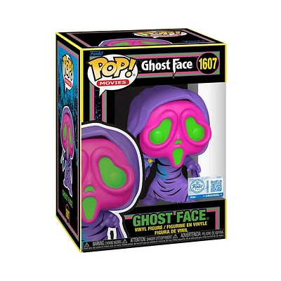 Funko Pop! Horror: Scream - Ghost Face (Black Light) #1607 [Funko Special Edition]