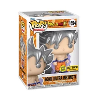 Funko Pop! Anime: Dragon Ball Super - Goku (Ultra Instinct) #1694 [Hot Topic Exclusive - GITD]
