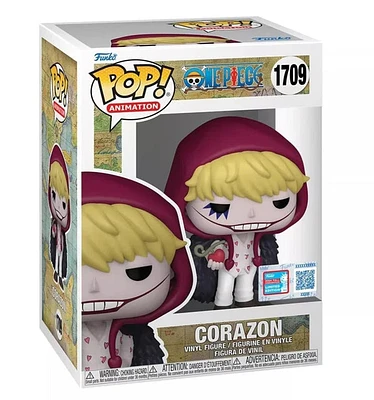 Funko Pop! Anime: One Piece - Corazon with Devil Fruit #1709 [2024 NYCC Fall Shared Convention Exclusive]