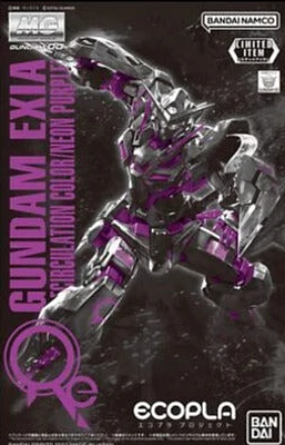 Gunpla: Ecopla - Gundam Exia [Recirculation Color / Neon Purple] Master Grade (MG) Gunpla Model Kit