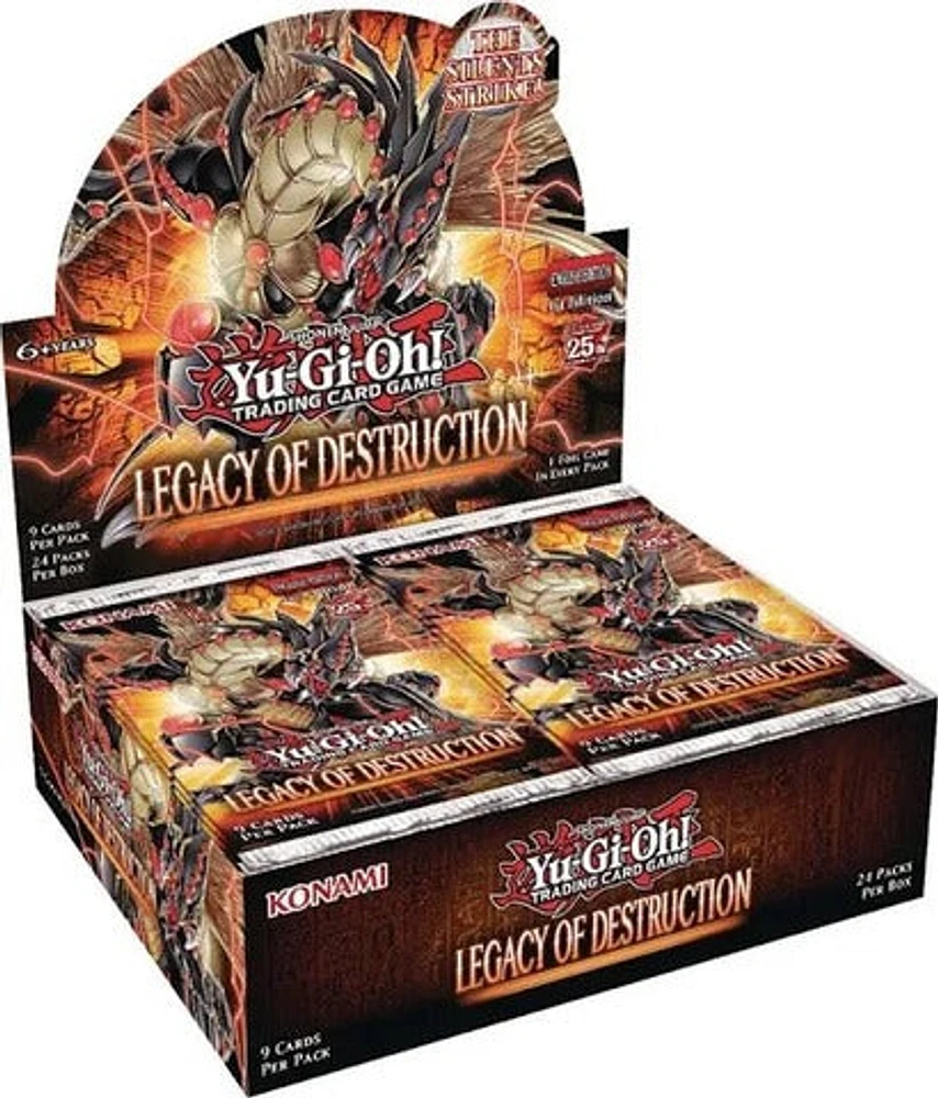 YUGIOH TCG - LEGACY OF DESTRUCTION BOOSTER - 1ST EDITION (PRE ORDER)