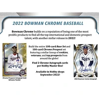 2022 BOWMAN CHROME BASEBALL HOBBY BOX