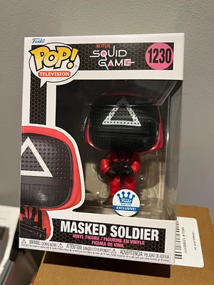 Funko Pop! Television: Squid Game - Masked Soldier (Triangle) #1230 [Funko Shop Exclusive]