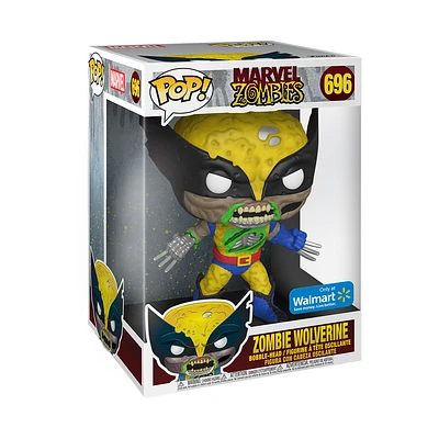 Funko Pop! Marvel: Zombies - Jumbo 10" Zombie Wolverine #696 [Walmart Exclusive]