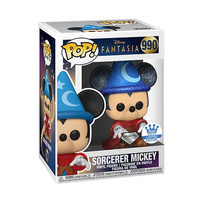 Funko Pop! Disney: Fantasia - Sorcerer Mickey (Casting Spell - Diamond) #990 [Funko Shop Exclusive]
