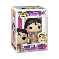 FUNKO POP! DISNEY MULAN (GOLD) ULTIMATE PRINCESS with PIN [FUNKO SHOP EXCLUSIVE] #323