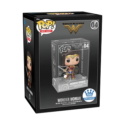 Funko Pop! DC HERO DIE CAST WONDER WOMAN *FUNKO SHOP EXCLUSIVE* #04