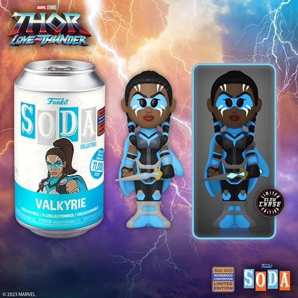 MARVEL THOR LOVE AND THUNDER VALKYRIE FUNKO SODA VINYL [WONDROUS CON EXCLUSIVE]