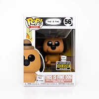 FUNKO POP! ICONS - THIS IS FINE DOG **ENTERTAINMENT EARTH EXCLUSIVE** #56