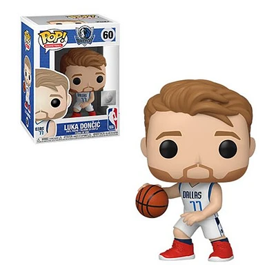 FUNKO POP! BASKETBALL [NBA]: DALLAS MAVERICKS - LUKA DONCIC [WHITE HOME JERSEY] #60