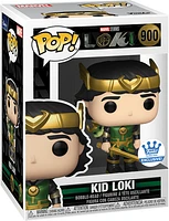 FUNKO POP! MARVEL: LOKI [TV SERIES] - KID LOKI [METALLIC] **FUNKO SHOP EXCLUSIVE** #900