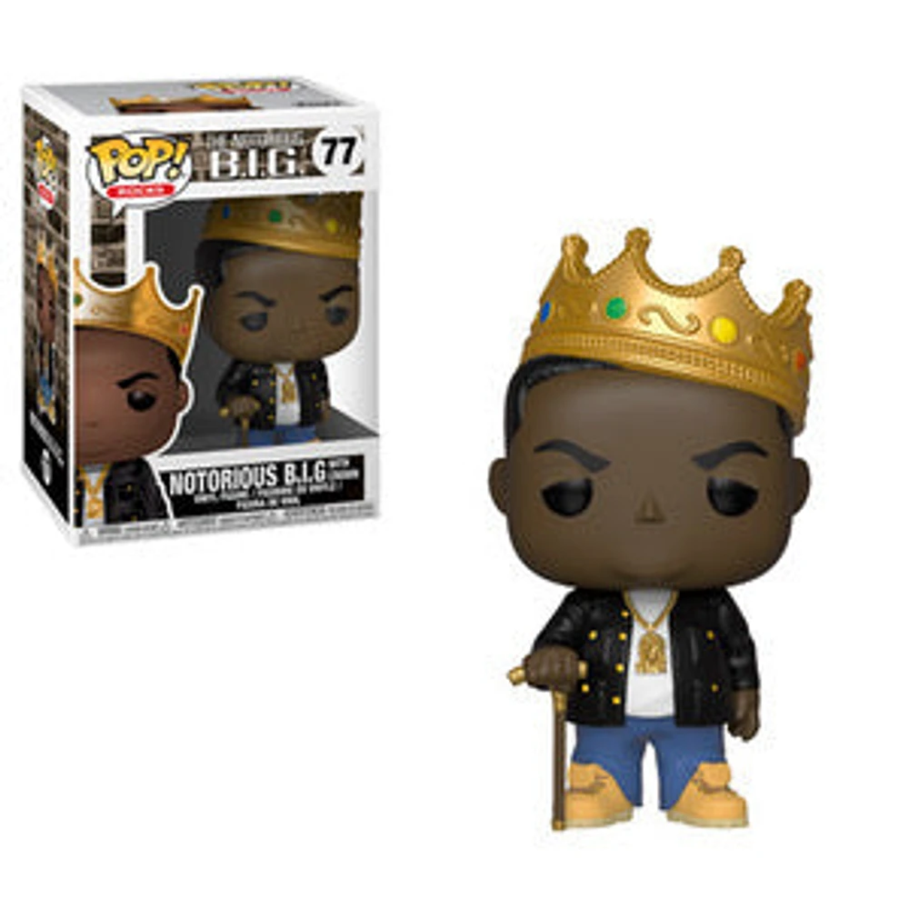 Funko Pop! Rocks: Music - Notorious B.I.G. with Crown #77