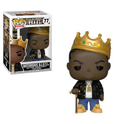 Funko Pop! Rocks: Music - Notorious B.I.G. with Crown #77