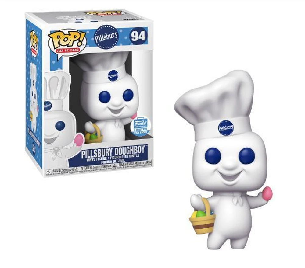 FUNKO POP! AD ICONS: PILLSBURY - PILLSBURY DOUGHBOY [W/ EASTER EGGS] **FUNKO SHOP EXCLUSIVE** #94