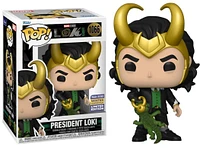 FUNKO POP! MARVEL: LOKI [TV SERIES] - PRESIDENT LOKI [W/ ALLIGATOR LOKI] **2022 WINTER CONVENTION EXCLUSIVE** #1066
