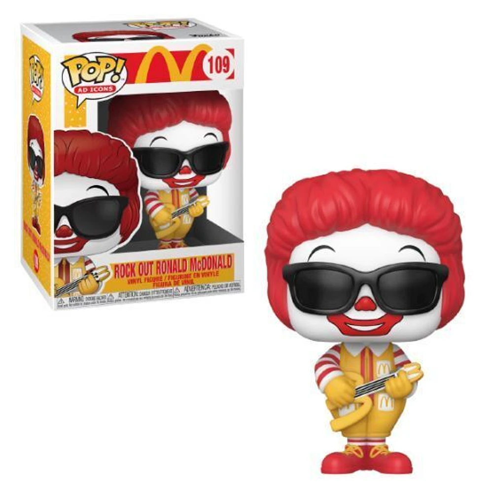 FUNKO POP! AD ICONS: MCDONALD'S - ROCK OUT RONALD MCDONALD #109