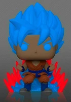 FUNKO POP! ANIMATION: DRAGON BALL SUPER [DBS] - SUPER SAIYAN GOD SUPER SAIYAN [SSGSS] GOKU [KAIO-KEN TIMES TWENTY] - [GITD] **BOXLUNCH EXCLUSIVE**#1256
