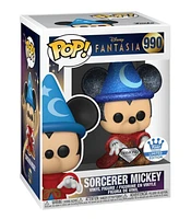 Funko Pop! Disney: Fantasia - Sorcerer Mickey (Casting Spell - Diamond) #990 [Funko Shop Exclusive]