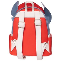 LOUNGEFLY DISNEY LILO & STITCH HOLIDAY SANTA STITCH MINI BACKPACK [EE EXCLUSIVE]