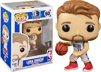 FUNKO POP! BASKETBALL [NBA]: DALLAS MAVERICKS - LUKA DONCIC [WHITE HOME JERSEY] #60