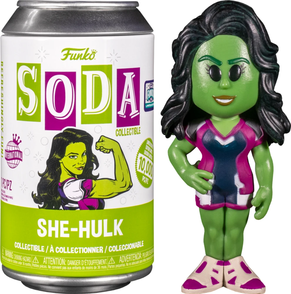 2022 FUNKON II MARVEL DISNEY+ SHE-HULK SODA VINYL LIMITED EDITION *EXCLUSIVE*