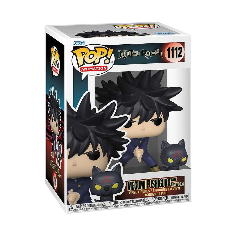 Funko Pop! Anime: Jujutsu Kaisen - Megumi with Divine Dog #1112