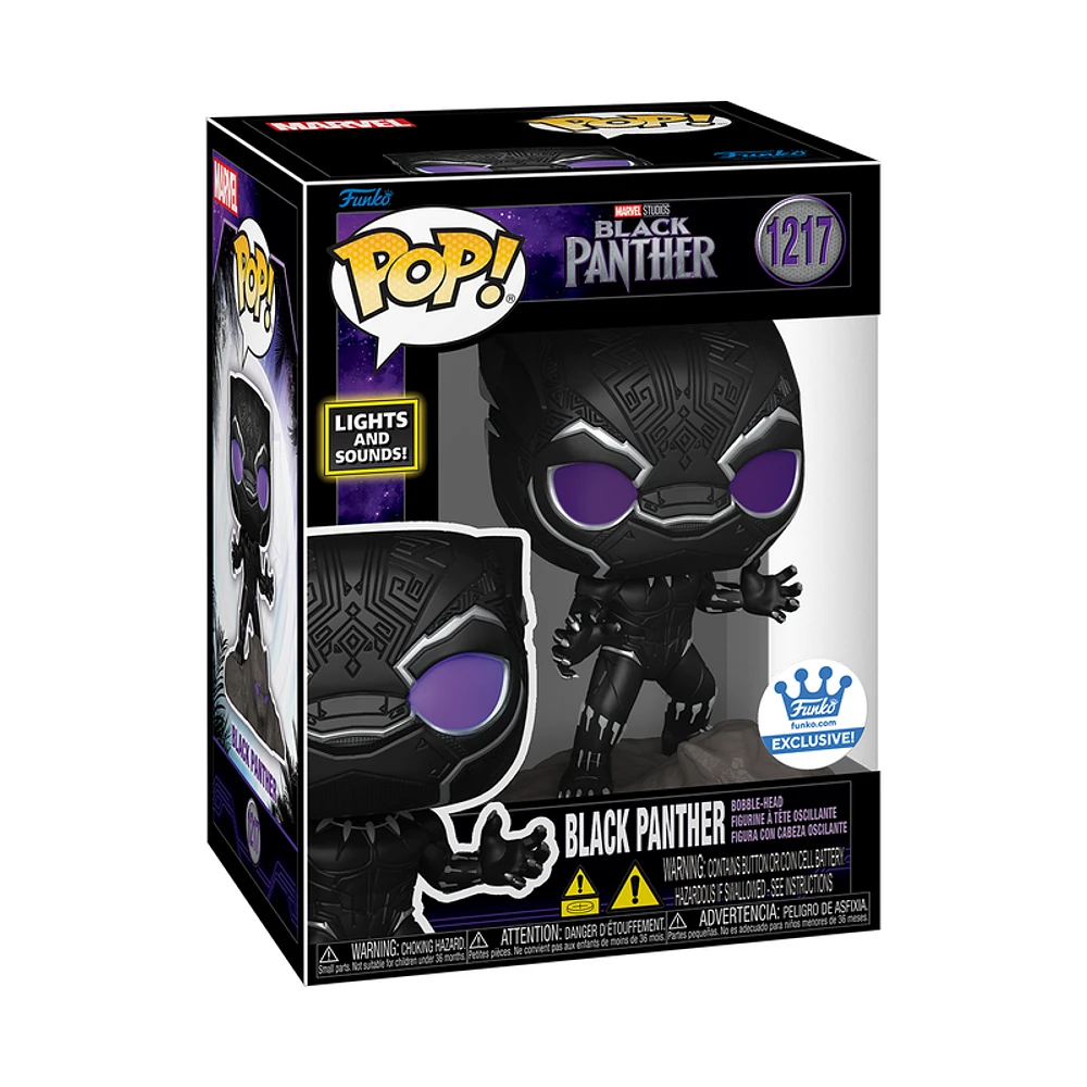 Funko Pop! MARVEL BLACK PANTHER - LIGHT AND SOUNDS #1217 [FUNKO SHOP EXCLUSIVE] *PREORDER*