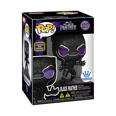 Funko Pop! MARVEL BLACK PANTHER - LIGHT AND SOUNDS #1217 [FUNKO SHOP EXCLUSIVE] *PREORDER*