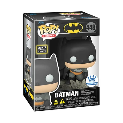 FUNKO POP! BATMAN (LIGHTS AND SOUNDS) - DC COMICS [FUNKO SHOP EXCLUSIVE] #448