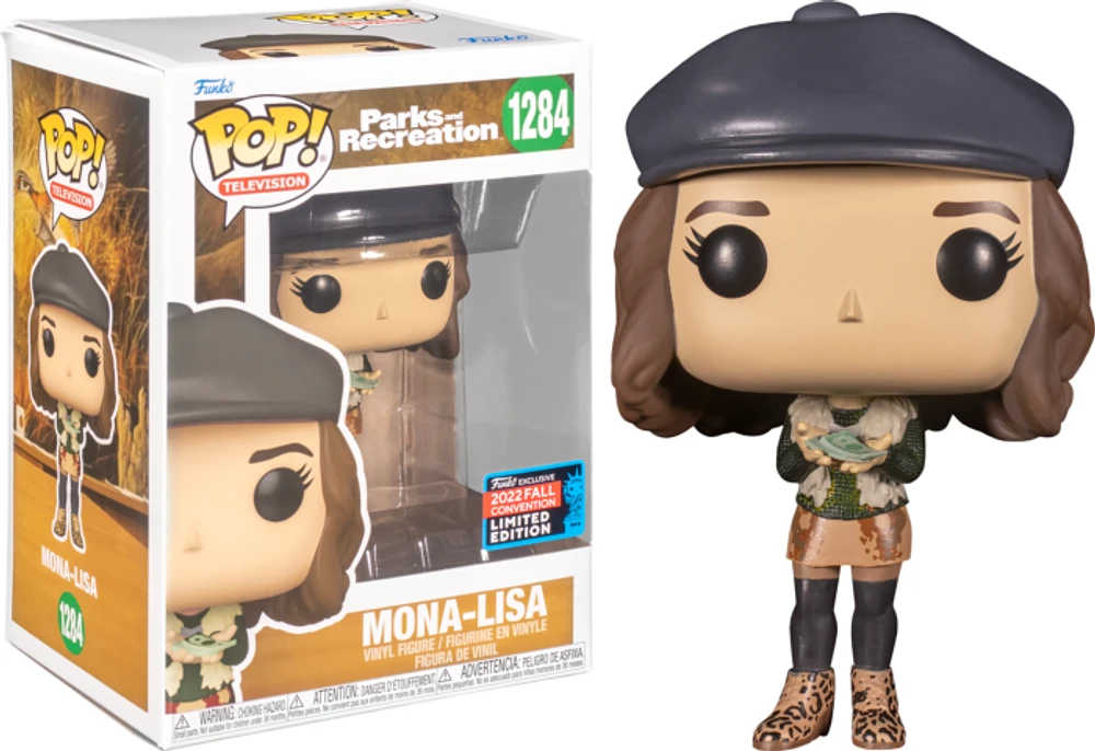 FUNKO POP! 2022 NYCC SHARED PARKS AND RECREATION MONA LISA #1284